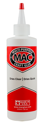 Mac Extra Clear Glue 8oz